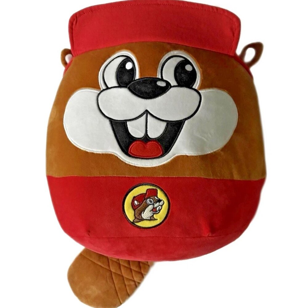 Bucees Buc-ees Plush Beaver Stuffed Animal Squish Plush EUC